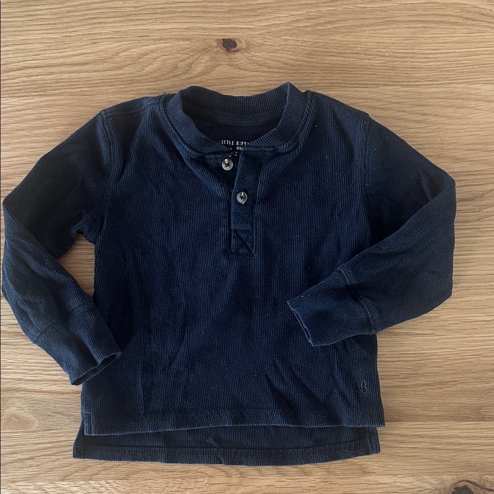 Little Bipsy Midnight Long Sleeve Henley